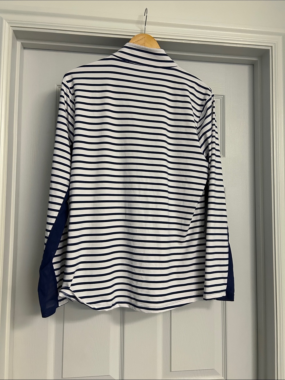 {Talbots} Cabana Life Sun & Swim 1/4 zip Pullover Long sleeve Quick Dry Top - Picture 7 of 7